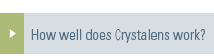 How well does crystalens work?